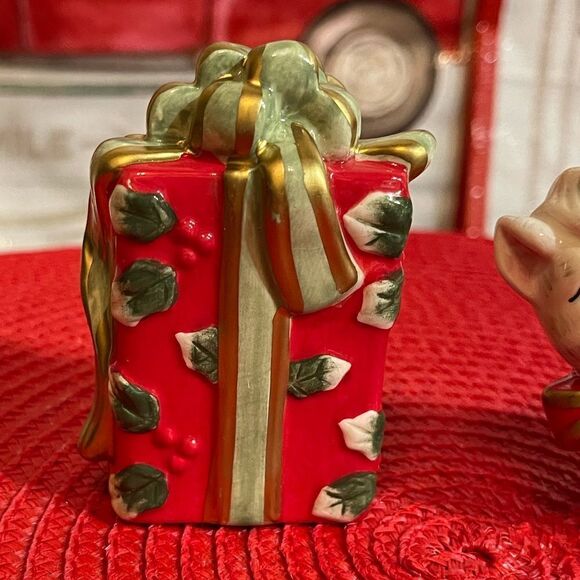 Fitz and Floyd Kitty Kringle salt and pepper NWT - Picture 4 of 12